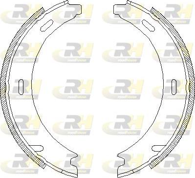 Roadhouse 4094.02 - Sabot de frână, frână de staționare allinparts.ro