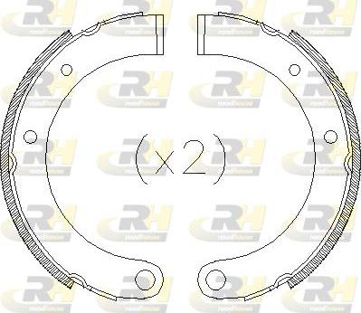 Roadhouse 4315.00 - Sabot frana allinparts.ro
