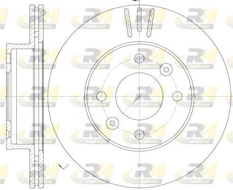 Roadhouse 6990.10 - Disc frana allinparts.ro