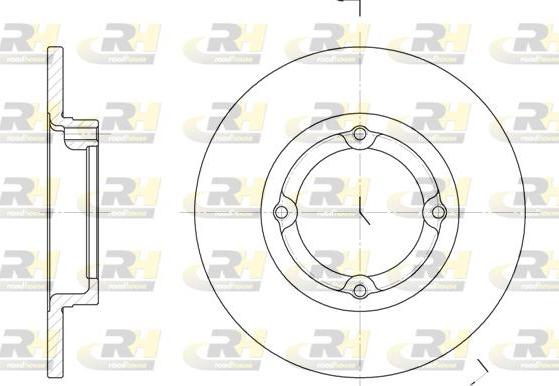 Roadhouse 6014.00 - Disc frana allinparts.ro