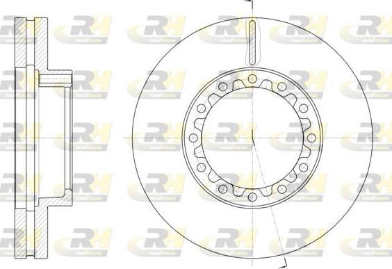Roadhouse 61662.10 - Disc frana - allinparts.ro