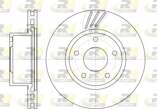 Roadhouse 61674.10 - Disc frana - allinparts.ro