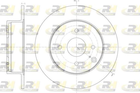 Roadhouse 62052.00 - Disc frana - allinparts.ro