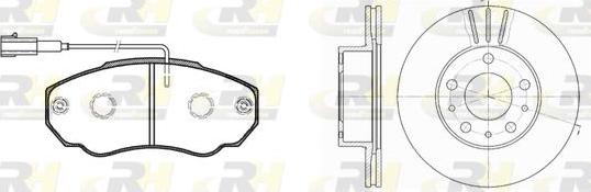Roadhouse 8960.00 - Set frana, frana disc - allinparts.ro