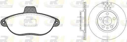Roadhouse 8602.00 - Set frana, frana disc allinparts.ro