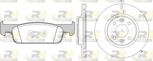 Roadhouse 81540.00 - Set frana, frana disc - allinparts.ro