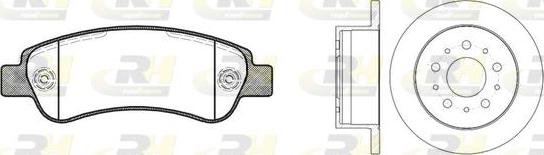 BSF 15300 - Set frana, frana disc - allinparts.ro