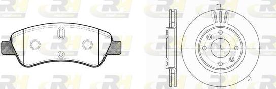 Roadhouse 8840.00 - Set frana, frana disc - allinparts.ro