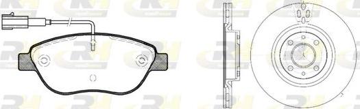 Roadhouse 8859.00 - Set frana, frana disc allinparts.ro
