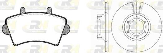 Roadhouse 8819.00 - Set frana, frana disc allinparts.ro