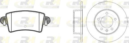 Roadhouse 8833.00 - Set frana, frana disc allinparts.ro