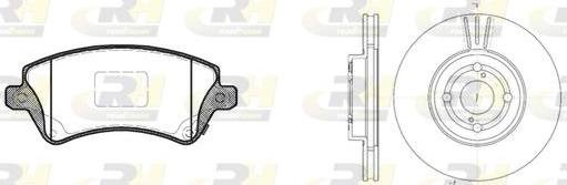 Roadhouse 8822.00 - Set frana, frana disc allinparts.ro