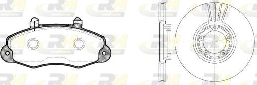 Roadhouse 8391.01 - Set frana, frana disc allinparts.ro