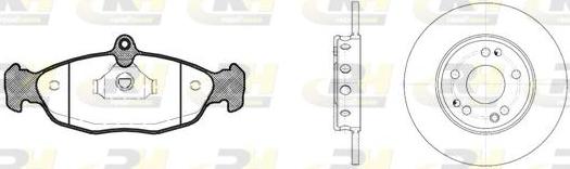 Roadhouse 8393.01 - Set frana, frana disc - allinparts.ro