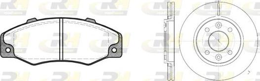 Roadhouse 8220.00 - Set frana, frana disc - allinparts.ro