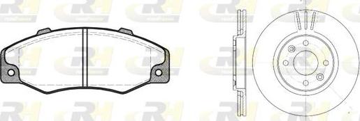 Roadhouse 8220.01 - Set frana, frana disc - allinparts.ro