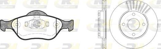 Roadhouse 8766.00 - Set frana, frana disc - allinparts.ro