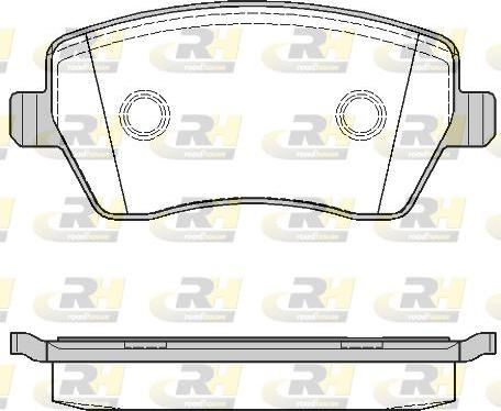 Roadhouse 2987.00 - Set placute frana,frana disc - allinparts.ro