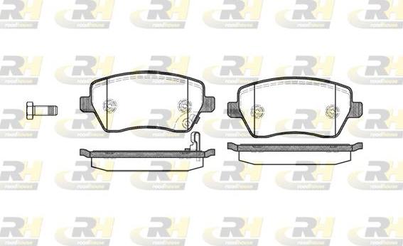 Roadhouse 2987.11 - Set placute frana,frana disc - allinparts.ro