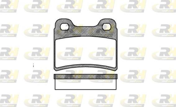 Roadhouse 2417.00 - Set placute frana,frana disc - allinparts.ro