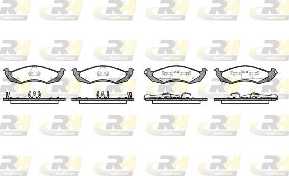 Roadhouse 2568.02 - Set placute frana,frana disc - allinparts.ro