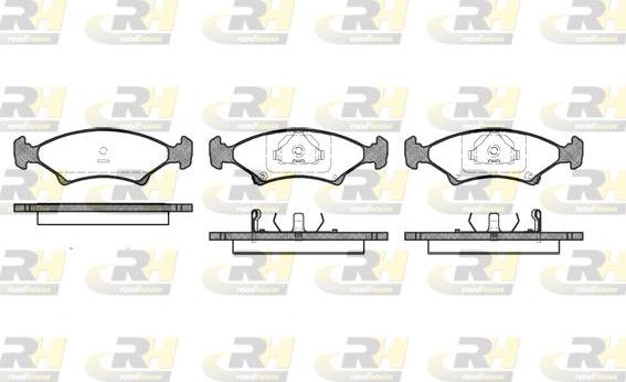 Roadhouse 2502.02 - Set placute frana,frana disc - allinparts.ro