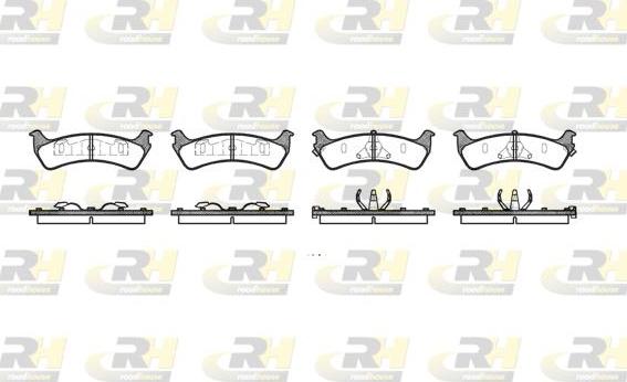 Roadhouse 2617.12 - Set placute frana,frana disc - allinparts.ro