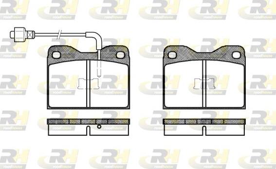 Roadhouse 2008.02 - Set placute frana,frana disc allinparts.ro