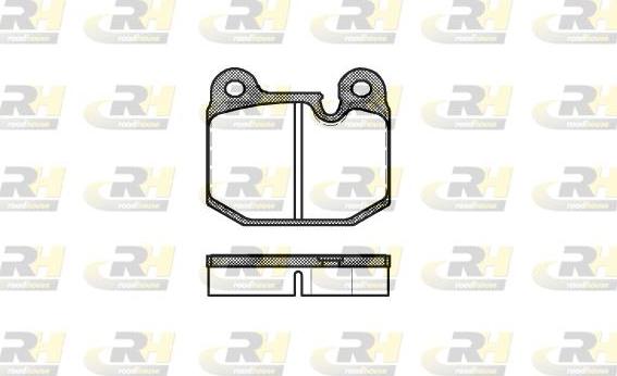 Roadhouse 2014.10 - Set placute frana,frana disc - allinparts.ro