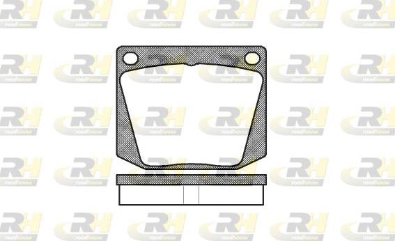 Roadhouse 2038.00 - Set placute frana,frana disc - allinparts.ro
