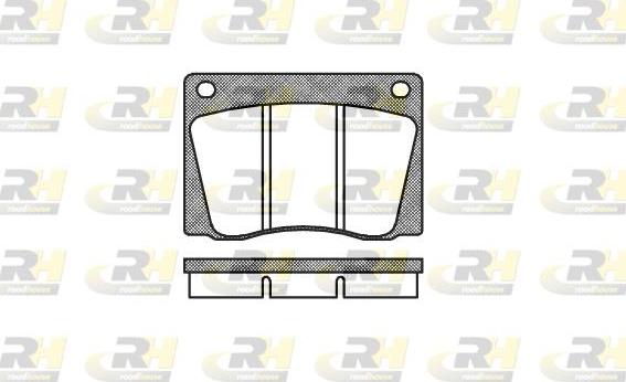Roadhouse 2037.00 - Set placute frana,frana disc - allinparts.ro