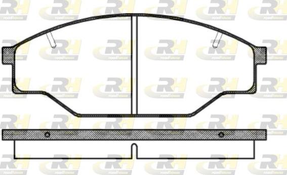 Roadhouse 2197.10 - Set placute frana,frana disc allinparts.ro