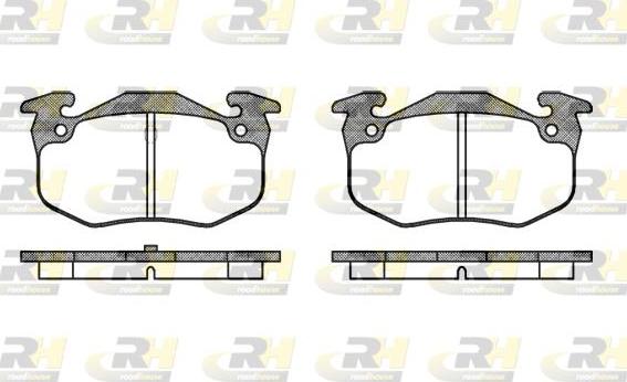 Roadhouse 2144.50 - Set placute frana,frana disc allinparts.ro