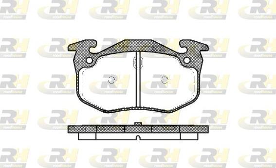 Roadhouse 2144.06 - Set placute frana,frana disc allinparts.ro