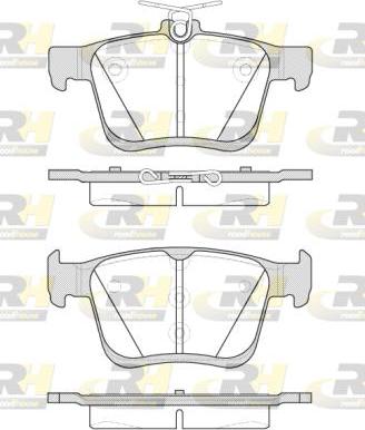 Roadhouse 21516.00 - Set placute frana,frana disc - allinparts.ro