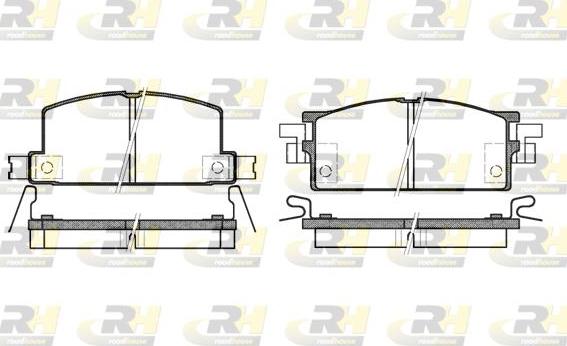 Roadhouse 2153.04 - Set placute frana,frana disc allinparts.ro