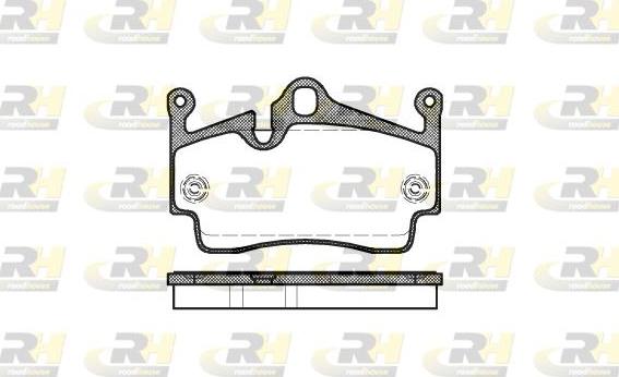Roadhouse 21191.00 - Set placute frana,frana disc - allinparts.ro