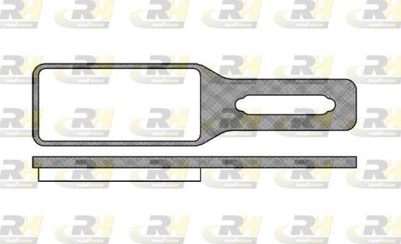 Roadhouse 21141.00 - Set placute frana,frana disc allinparts.ro