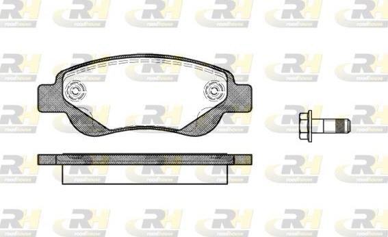 Roadhouse 21177.00 - Set placute frana,frana disc - allinparts.ro