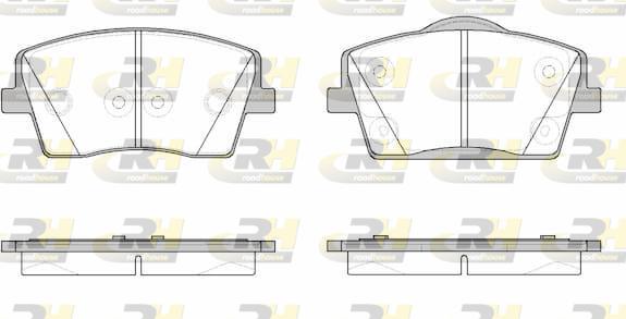 Roadhouse 21823.00 - Set placute frana,frana disc allinparts.ro