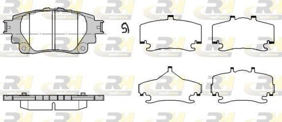 Roadhouse 21871.00 - Set placute frana,frana disc allinparts.ro