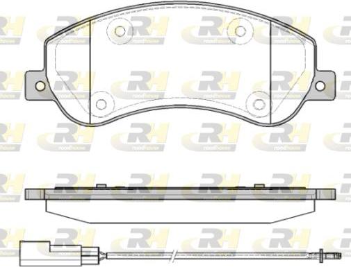 Roadhouse 21250.11 - Set placute frana,frana disc - allinparts.ro