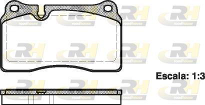 Roadhouse 21200.00 - Set placute frana,frana disc allinparts.ro