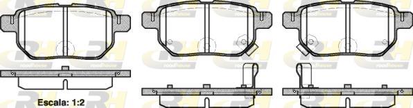 Roadhouse 21286.02 - Set placute frana,frana disc allinparts.ro