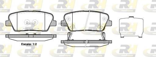 Roadhouse 21274.02 - Set placute frana,frana disc allinparts.ro