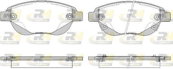 Roadhouse 2841.02 - Set placute frana,frana disc allinparts.ro
