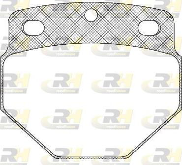 Roadhouse JSX 2327.00 - Set placute frana,frana disc allinparts.ro