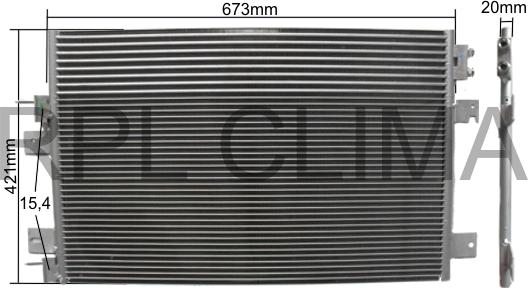 RPL QUALITY APCDCH5035 - Condensator, climatizare - allinparts.ro