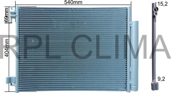 RPL QUALITY APCDDA5004 - Condensator, climatizare - allinparts.ro