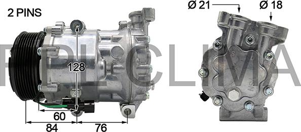 RPL QUALITY APCOFD0059 - Compresor, climatizare - allinparts.ro